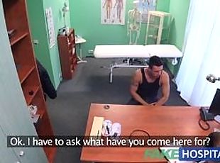 FakeHospital Kinky nurse helps patient ejaculate by sucking and fucking his cock